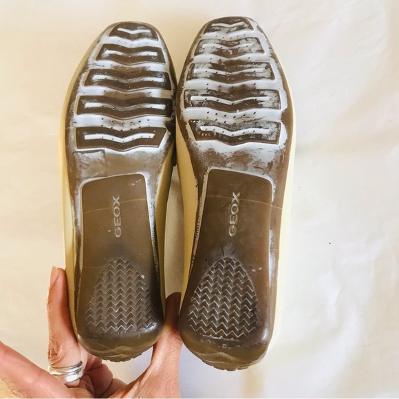 🦉GEOX Respira Cream Leather Driving Loafers - Picture 10 of 11